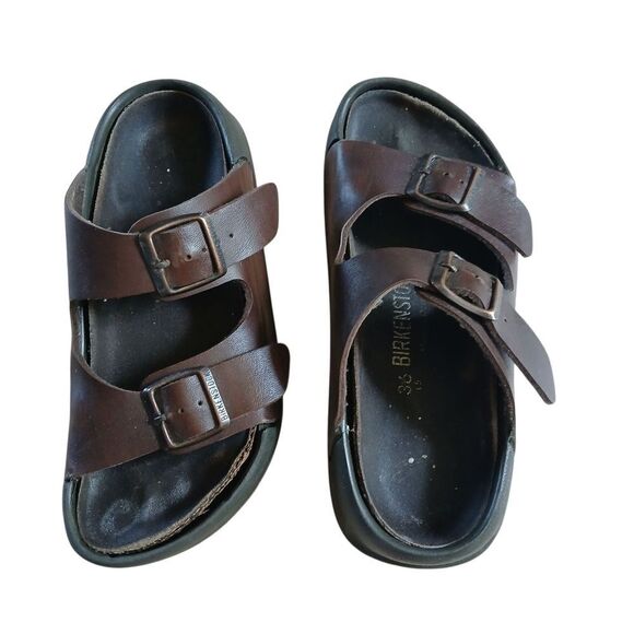 Vintage Rare 70's Euro Birkis Birkenstock Women’s Arizona Sandal Leather 5 - Picture 10 of 10